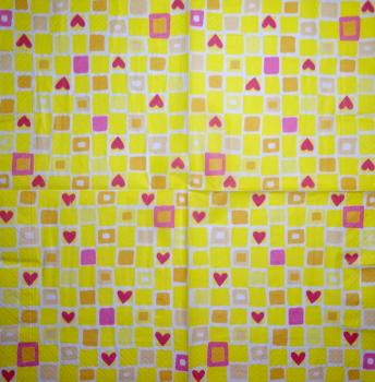 118 Heart / Hearts - 4-ply - Handkerchief